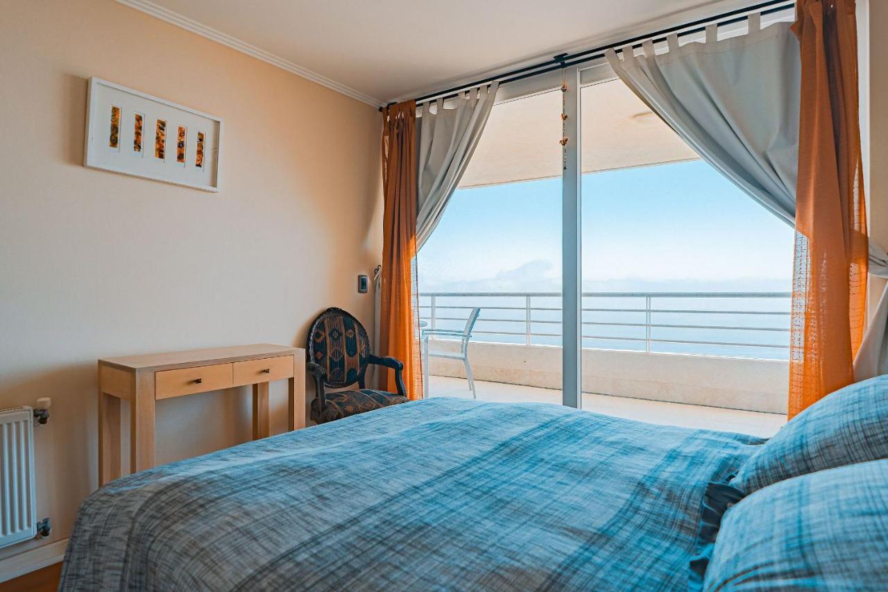 Hermoso Departamento Con Insuperable Vista Al Mar Apartment Vina del Mar Luaran gambar