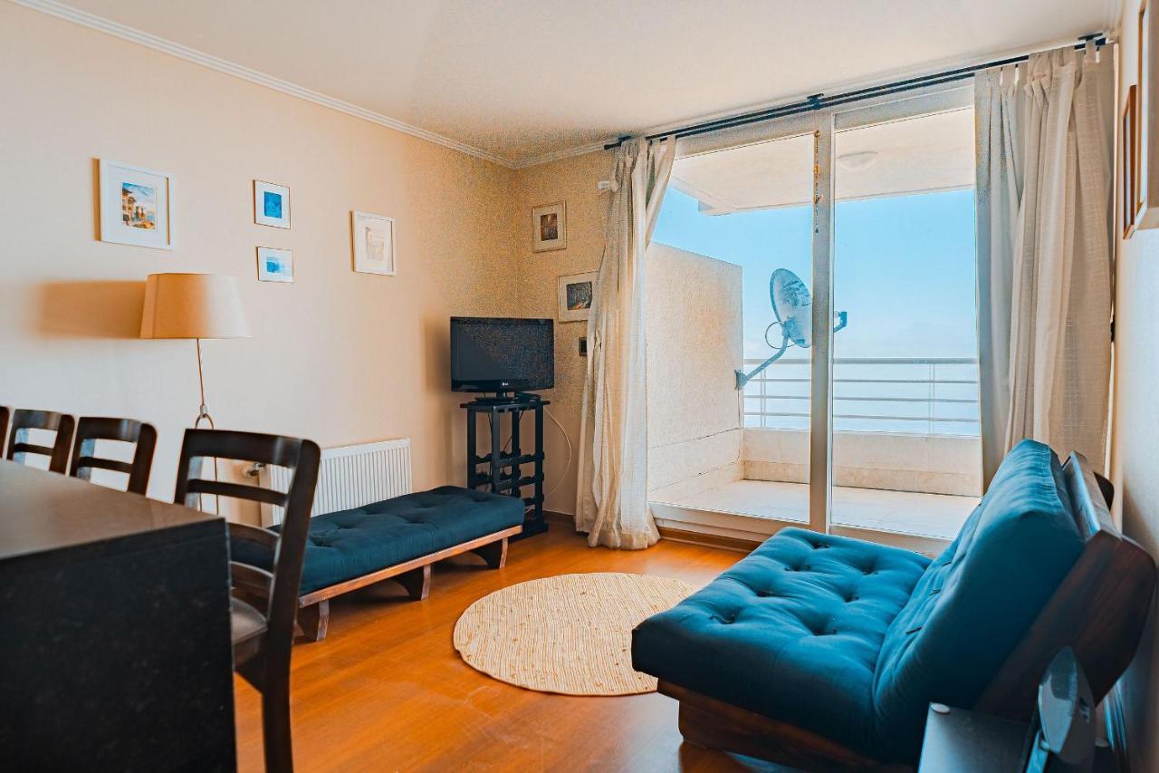 Hermoso Departamento Con Insuperable Vista Al Mar Apartment Vina del Mar Luaran gambar