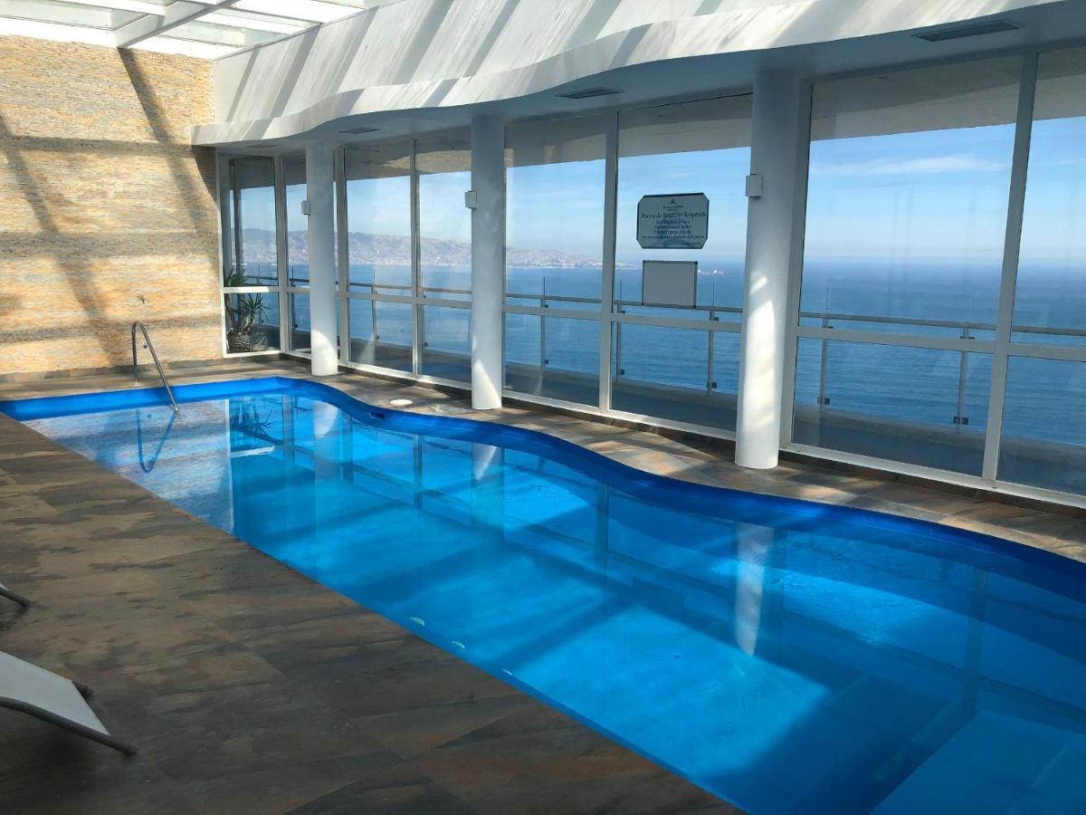 Hermoso Departamento Con Insuperable Vista Al Mar Apartment Vina del Mar Luaran gambar