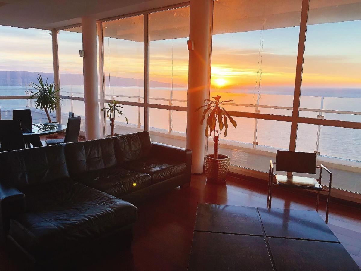 Hermoso Departamento Con Insuperable Vista Al Mar Apartment Vina del Mar Luaran gambar