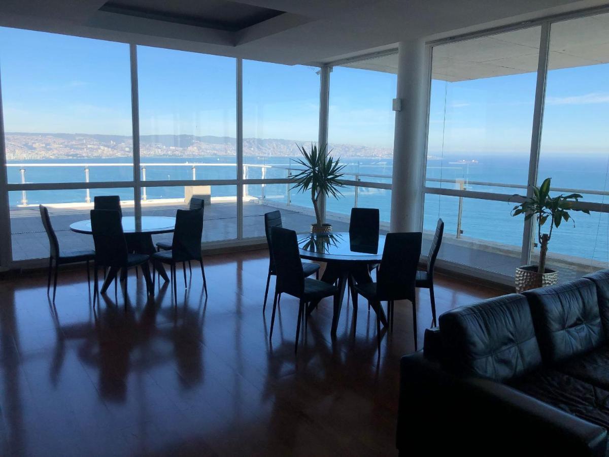 Hermoso Departamento Con Insuperable Vista Al Mar Apartment Vina del Mar Luaran gambar