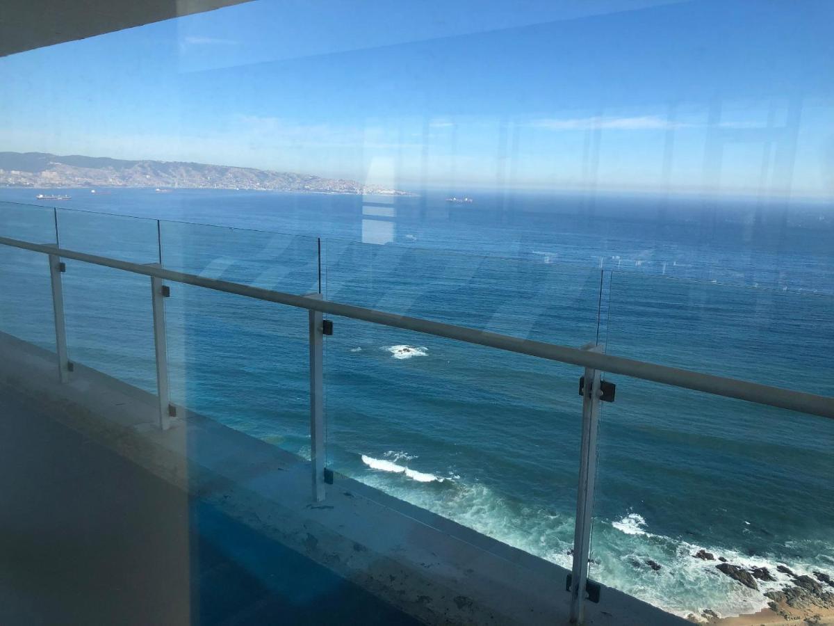 Hermoso Departamento Con Insuperable Vista Al Mar Apartment Vina del Mar Luaran gambar